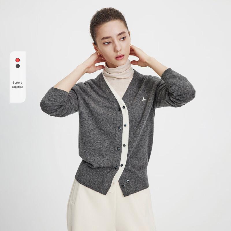 Navigare Women's 100% Wool Knit Cardigan