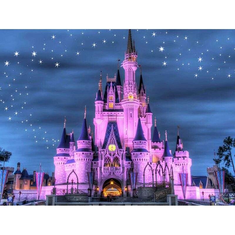 Vollbohrer Diamantmalerei Landschaft 5D DIY Vollrundbohrer Diamantstickerei Kreuzstichset Handarbeit handgefertigt