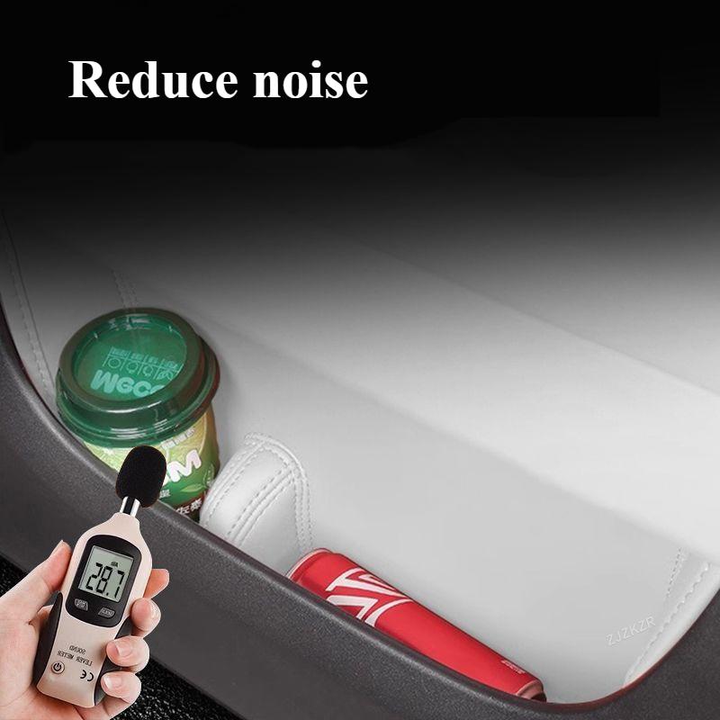 For Geely Geome Xingyuan 2026 2026 Car Door Slot Organizer Box Leather Glove Box Storage Groove Pad Interior Accessories