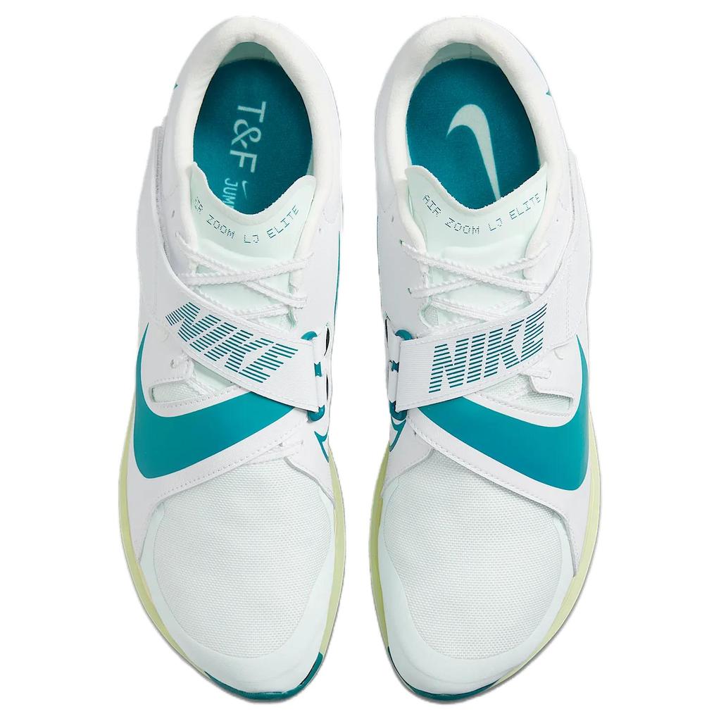 Nike Zoom Skok do dálky Elite Bílá Jasně smrková Unisex tenisky Sotva zelená FZ9326-100