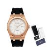 Mens Watches Classic Sports Fashion Design Quartz Movement Silicone Strap 30M Waterpoorf Casual Wirstwatch Elegant Watch