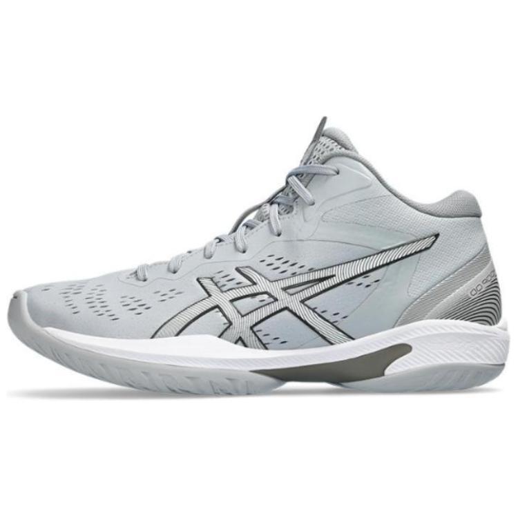 ASICS Gel-Hoop V16 Basketball Shoes Grey White Men s 1063A086-020 EU 46