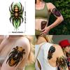 3PCS Temporary Tattoos Long Lasting Body Stickers Robot Mechanical Animals Adult Tattoo Stickers Cosplay Party Stickers Props