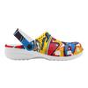 Color Print EVA Garden Clogs Women Men Lightweight Breathable Slip On Shoes Beach Pool Bathroom Home Sandals Home Outdoor Use