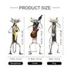Three Little Cat Band Ornament Metal Music Desktop Decoration Originality Saxophone Guitar Gift Modern For Home