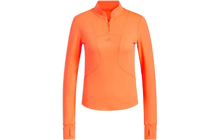 Adidas Regular T Shirt Women s Half Impact Orange JJ1344