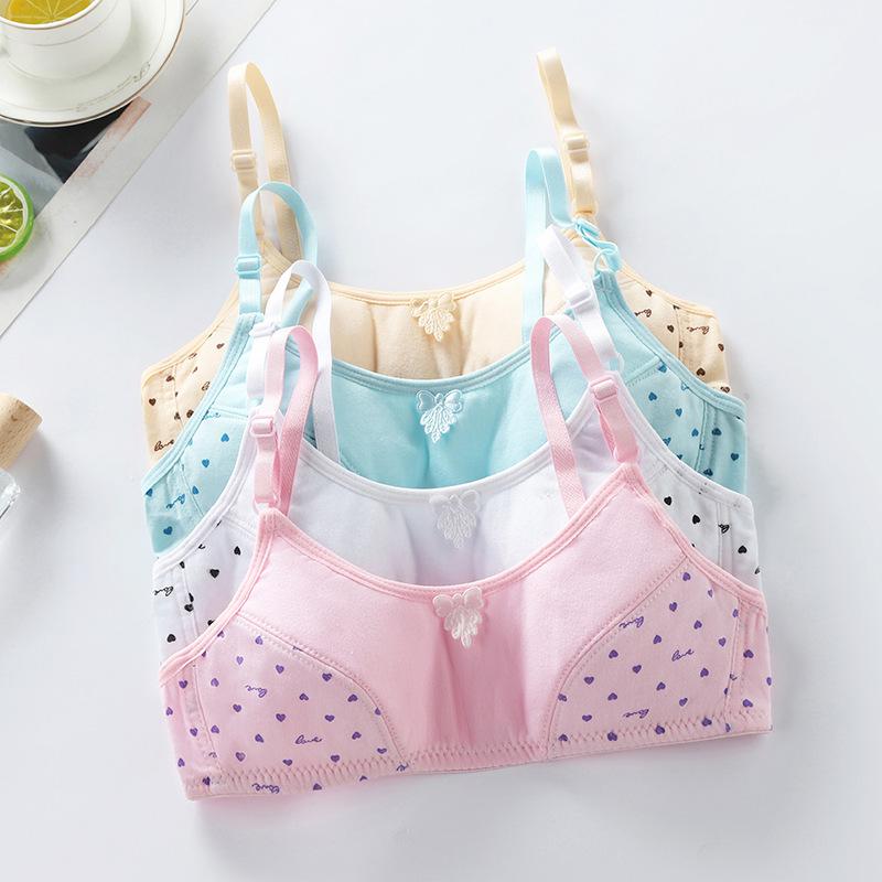 Baumwoll-Camisole für Mädchen: Blickdichte Pubertätsunterwäsche, Perfekt für Schüler der Grund- und Mittelschule, Grenzüberschreitender E-Commerce.