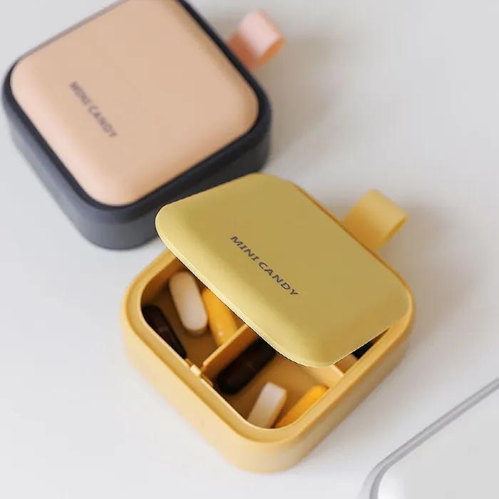 Compact Color Portable Pill Case 3 Colors
