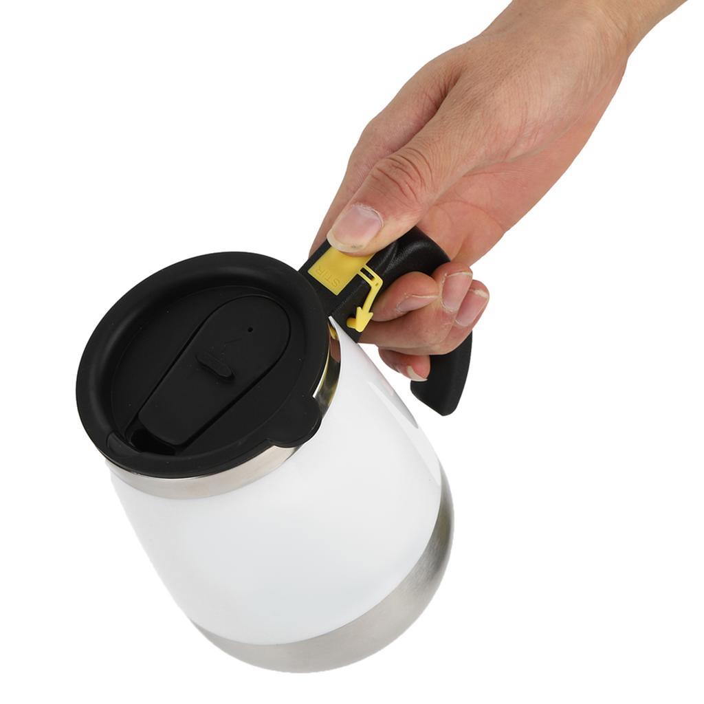 USB Charging Stainless Steel Electric Magnetic Water Cup Milk Coffee Self Stirring Mixing Mug400ml