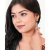 Handmade Traditional Jhumki with Moon and Flower Motif Chandbali Design Ethnic Jhumki Earrings for Women and Girls