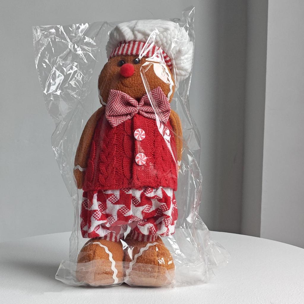 Ausziehbarer Bein Lebkuchenbäcker Puppe - Unisex Weihnachtsfigur Ornament