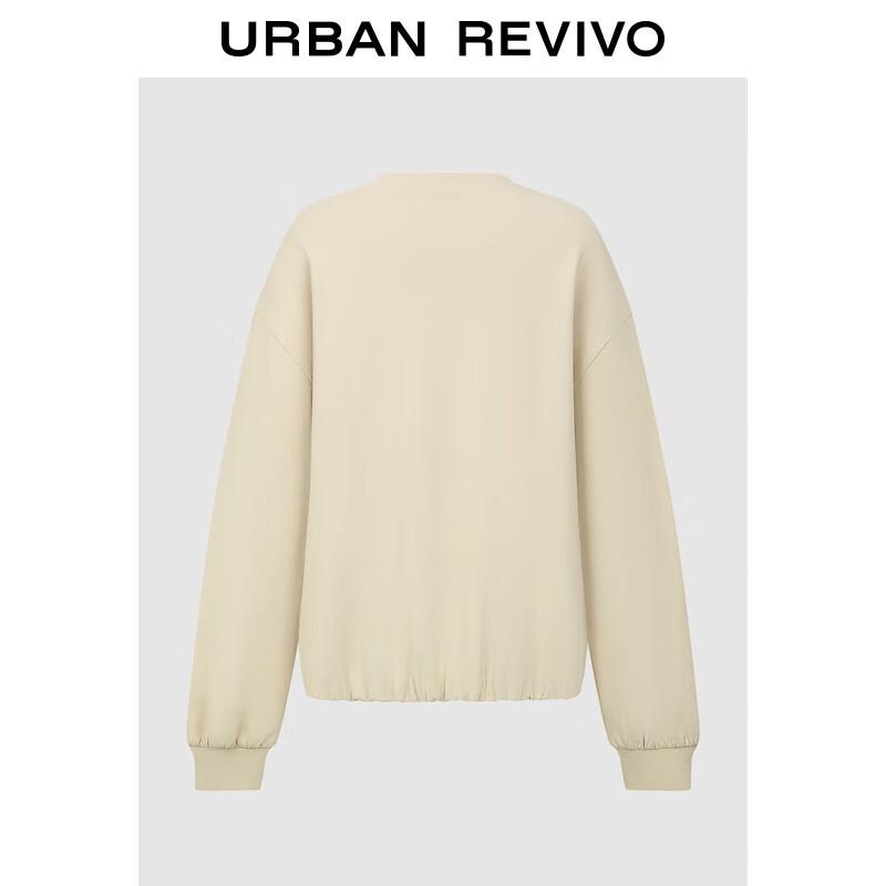 

Женский свитшот оверсайз с круглым вырезом UR L