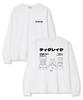 TI.GLAKE Joystick Oversized Long Sleeve T-Shirt White [Select Ribbed Sleeves]