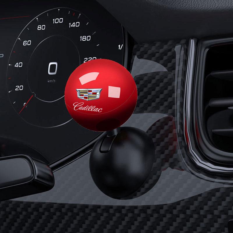 Car One Touch Start Button Protective Cover Creative Game Pull Lever Start Stop For Cadillac Escalade Tiburon Deville Seville XTS CTS DTS SRX Metal
