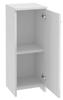 Marlena narrow free-standing bathroom cabinet 79x30 cm, white gloss