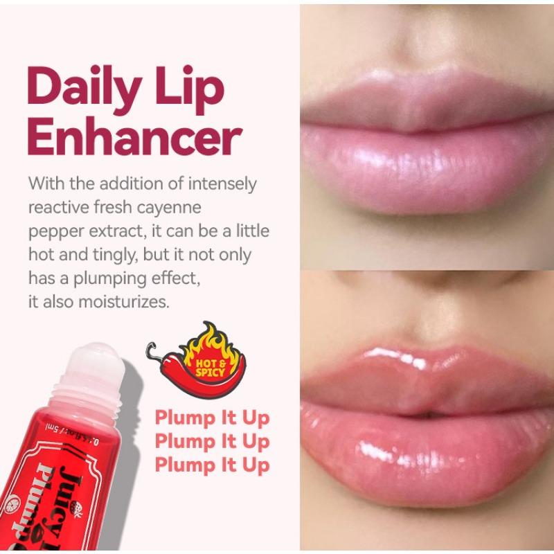 Ball Lip Glaze Set Transparent Feuchtigkeitsspendender Lipgloss Dudu Lip Big Mouth Lippenvergrößerungsöl 3 Stück