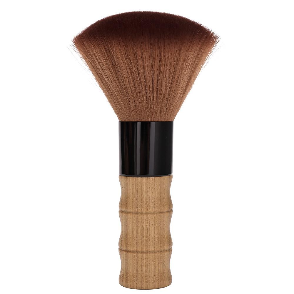 Wooden Handle Salon Brush Soft Brush Hair Cleaning Brush Fashion Barber Brush  Home Use