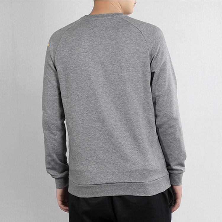 Jordan Sweatshirts Men's Carbon Gray Crew Neck Moderate Regular DA6729-091
