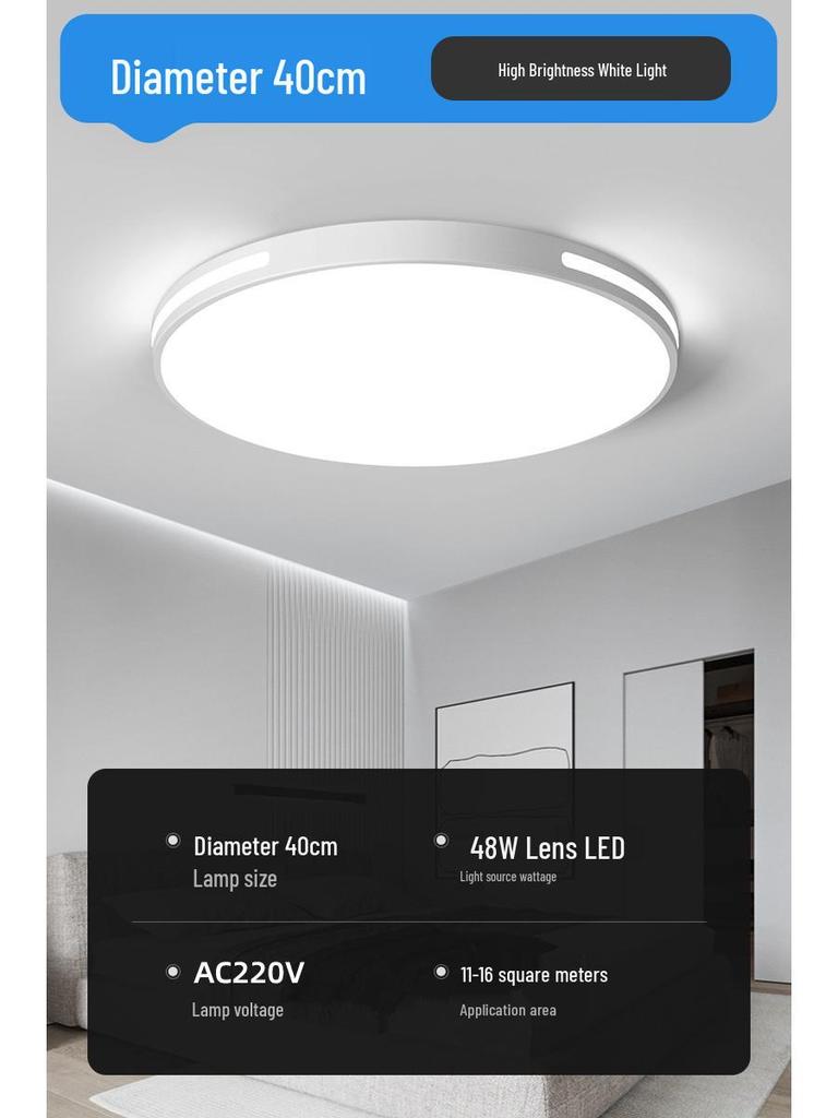 Ultra-Bright Modern Minimalist Ceiling Chandelier for Living Room and Bedroom - Energy-Saving Home Lighting Fixture