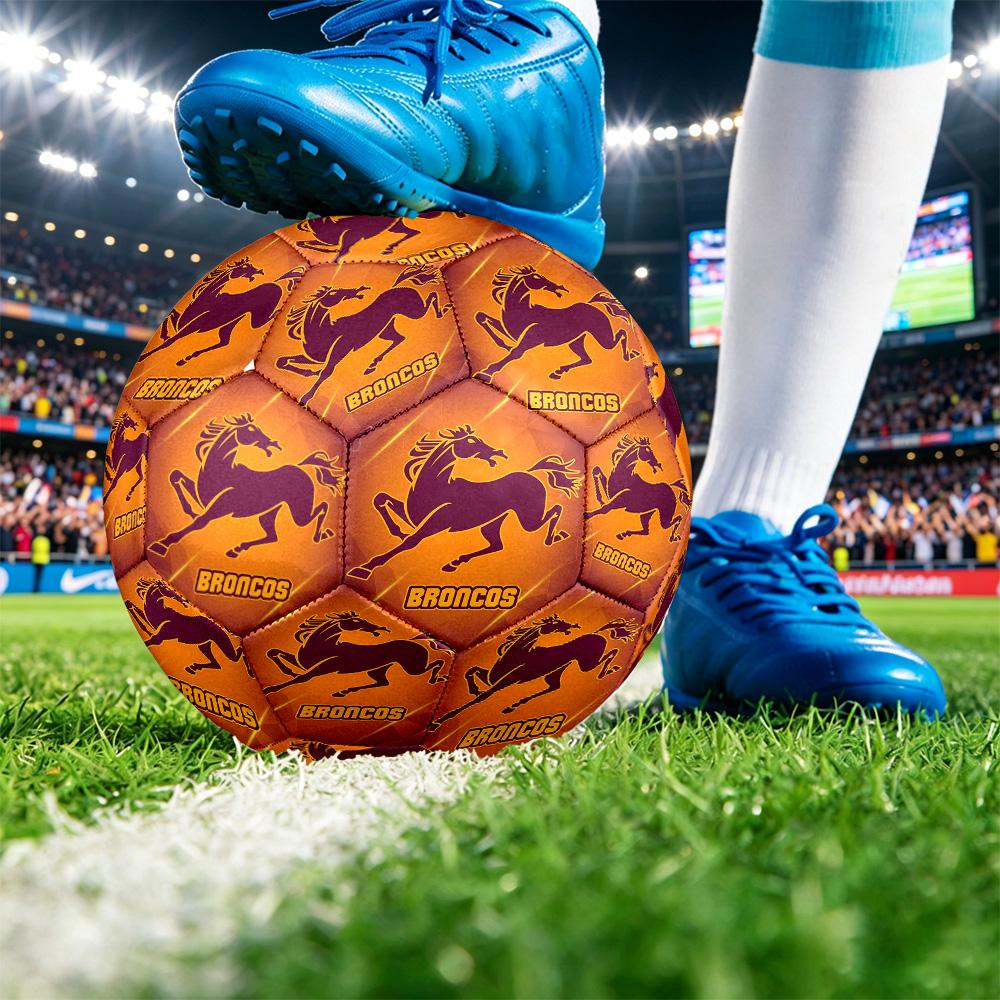 Brisbane Broncos Size 5 Sports Training Ball Shock Absorbing Durable Ball For Match Daily Practice Outdoor Activities