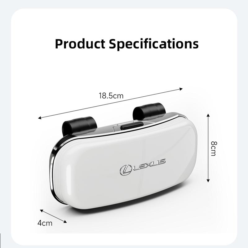 New Car Glasses Box Car Sunglasses Frame Auto Interior Accessories For Lexus IS250 RX350 LX570 LX600 LX470 GX470 RX330 NX300 GX