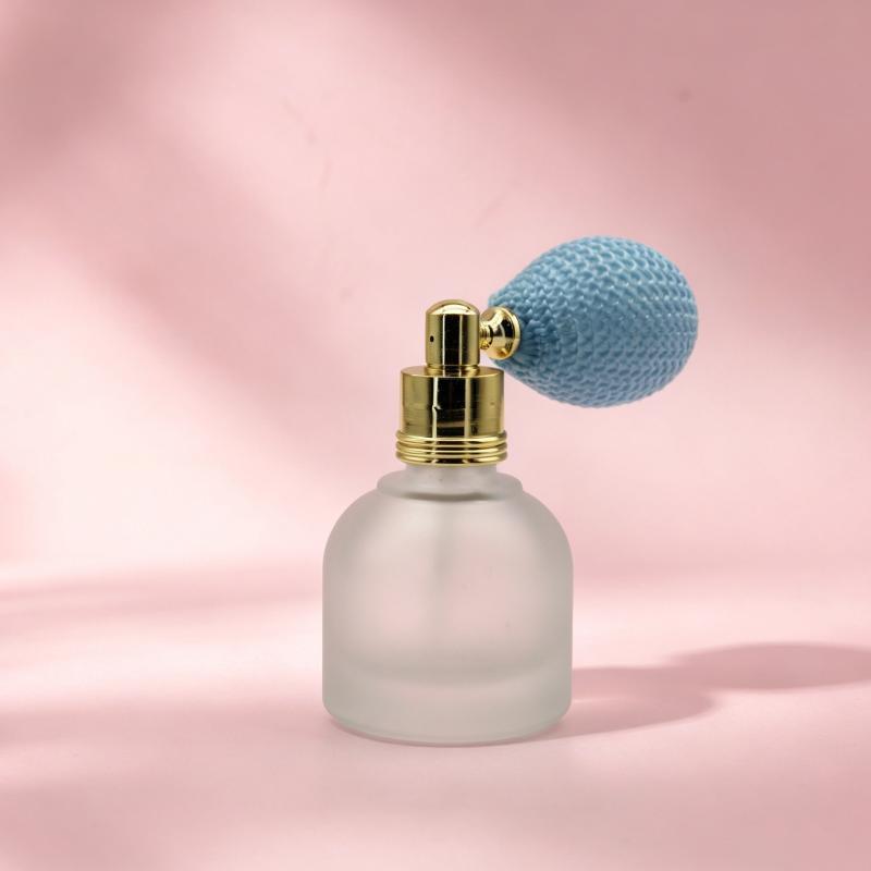 Mini bunte Airbag-Parfümflasche, tragbar, nachfüllbar, auslaufsicherer Duftsprüher, ideal für Party-Make-up-Auffrischung