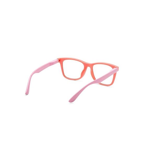 Intellilens Wayfarer Kids Computer Glasses for Eye Protection with Lens Cleaner Solution for Spectacles | Blue Light Filter Glasses | (48-17-130)