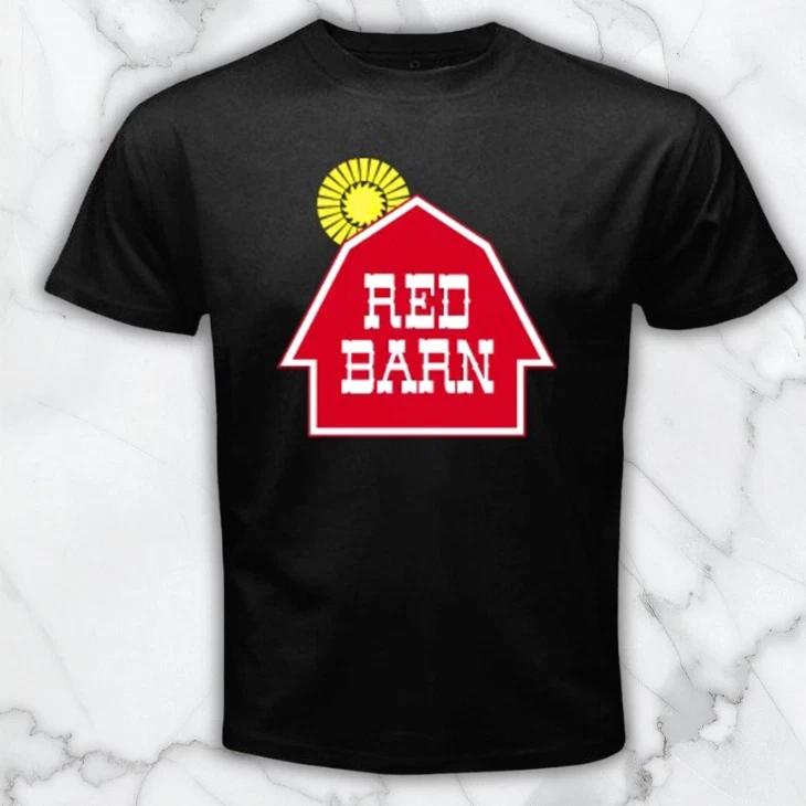 Red Barn Restaurant Men s Black Graphic T Shirt Freeships S