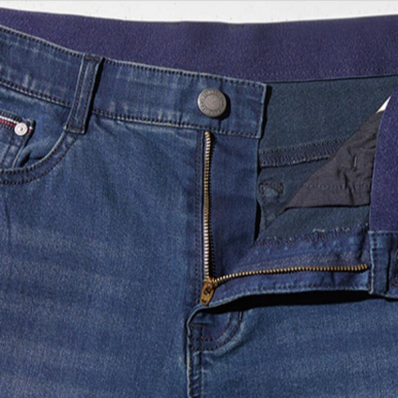 Bang Bang Men S Relax Ultra Stretch elaStic waiSt jeanS Navy