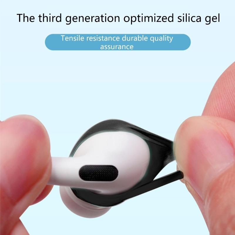 3Pairs Soft Silicone Earbuds Earphone Tips Earplug Cover for  Pro 2 L/M/S 3 Size Headphone Eartips for