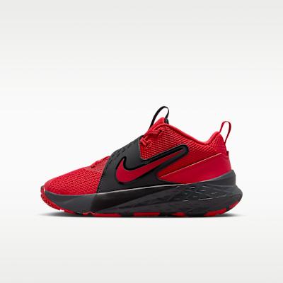 Nike Team Hustle D 12 University Red Black (GS) 36