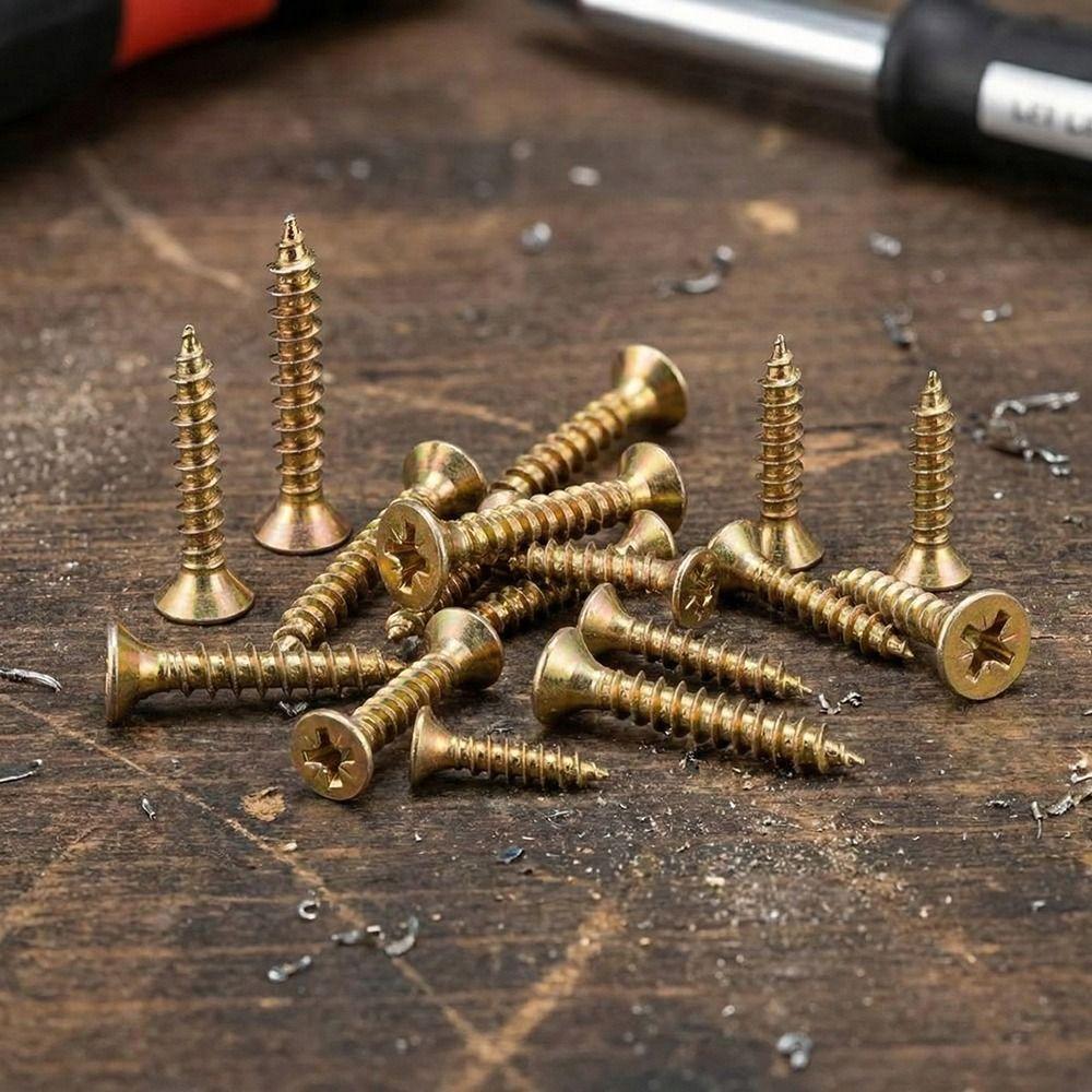 M 3.5 Self-Drilling Wood Screws Carbon Steel Wood Screws  Flooring Installation