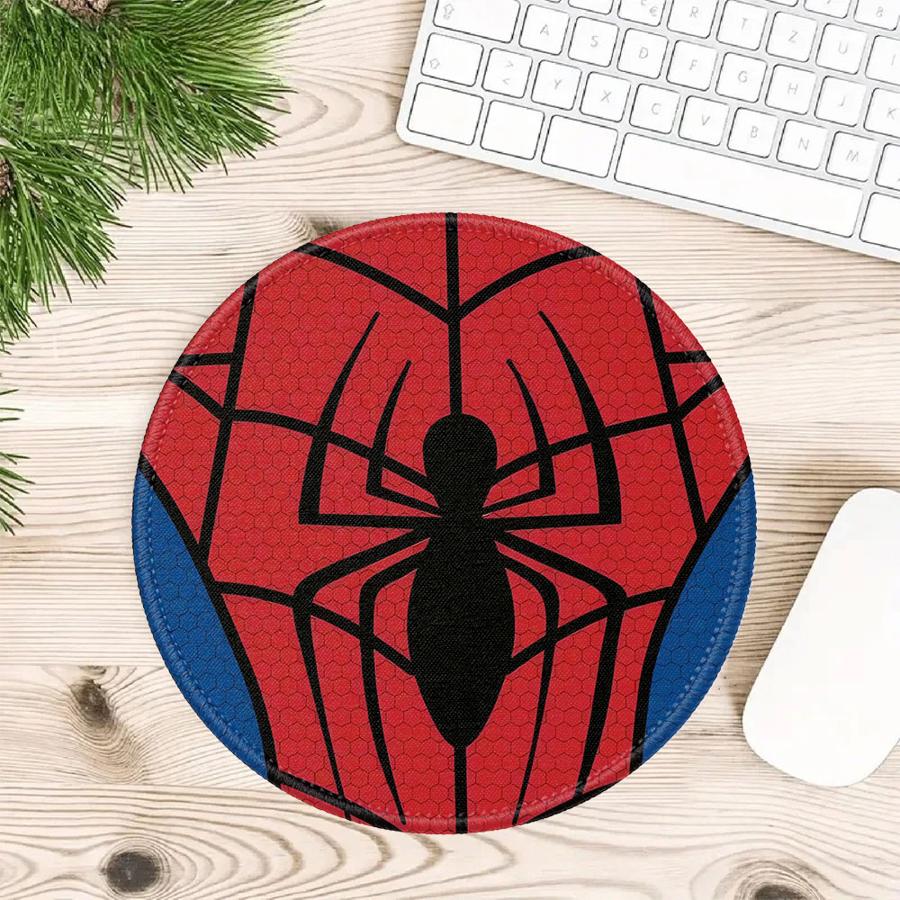 rubber 1pc Mouse Pad office Pad Computer Laptop Pad Keyboard Mouse Pad Desk accessories Game Console Pad Black Spider Design