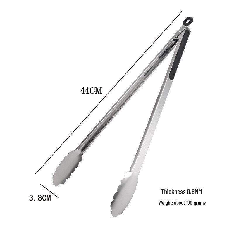 Stainless Steel Multipurpose Food Clips for BBQ, Steak, Bread, and Pasta