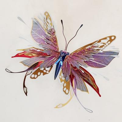 Elegancki Metalowy Zestaw Modeli Motyla DIY Kreatywny Prezent Dla Dziewczyny Matki Urodziny Dekoracja Domu Relaksująca Układanka Rękodzieło Artystyczne Dla