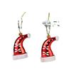 2pcs/set Christmas Tree Hanging Ornament Red White Candy Cane Pendant Navidad Home Xmas Gifts New Year Christmas Decor 2025