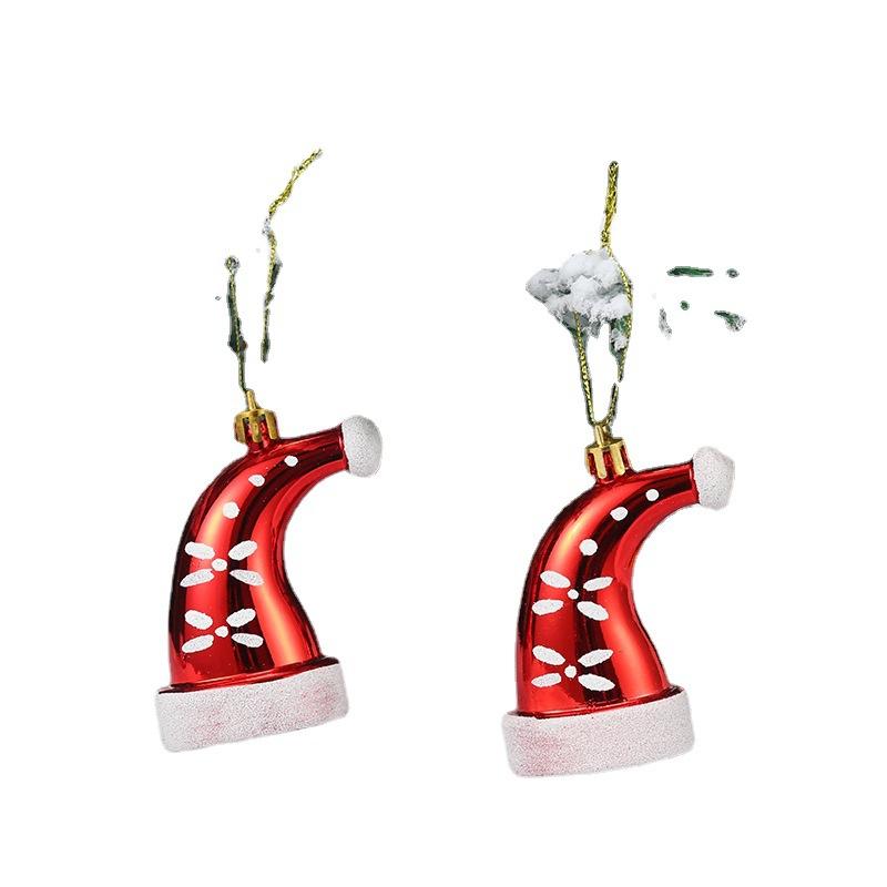 2pcs/set Christmas Tree Hanging Ornament Red White Candy Cane Pendant Navidad Home Xmas Gifts New Year Christmas Decor 2025