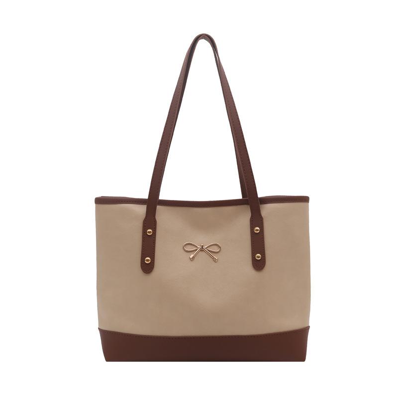 

Big bag women s 2025 new model, popular this year, large-capacity tote bag, commuter bag, autumn and winter versatile shoulder bag хаки
