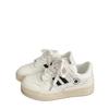 Hong Kong style little white shoes women's 2025 autumn new versatile niche design versatile platform student sports and leisure shoes