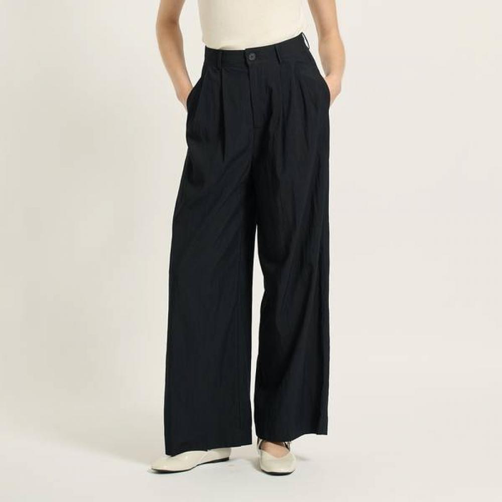 BCBG Широкие брюки с защипами B5f7g390 Black Navy (59)/55