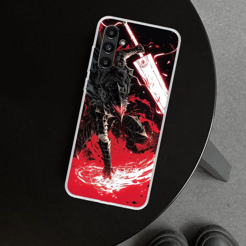 Guts B-Berserks Anime Phone Case Cover for Samsung Galaxy A17 A16 A26 A36 A56 A57 A37 A15 A25 A35 A55 A14 A24 A34 A54 A13 A23 A3