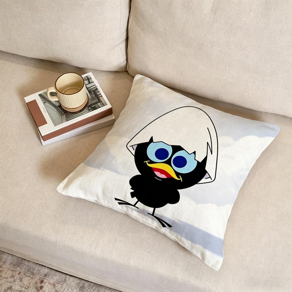 Cushion Cover fabric soft furnishingPillowcase cushion cover sofa pillow home decoration ACartoon Calimero Fun