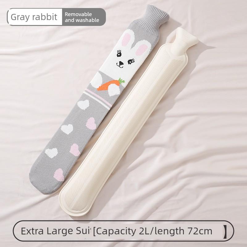 Extra Large Bed Special Hot Water Bag over Long Clause Hot-Water Bag Water Injection Irrigation Thickened Sleep Fantastic Foot Warming Appliance