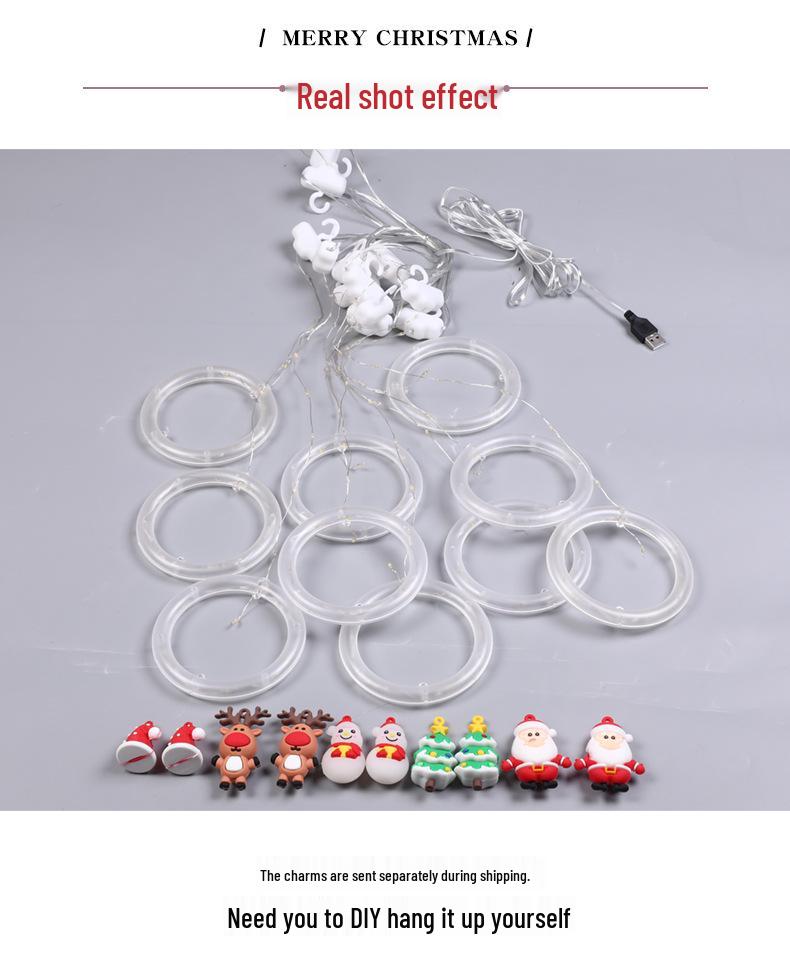LED String Lights: Round Leather Wire, Christmas Tree Ornaments, Fairy & Icicle Lights for Festive Decor