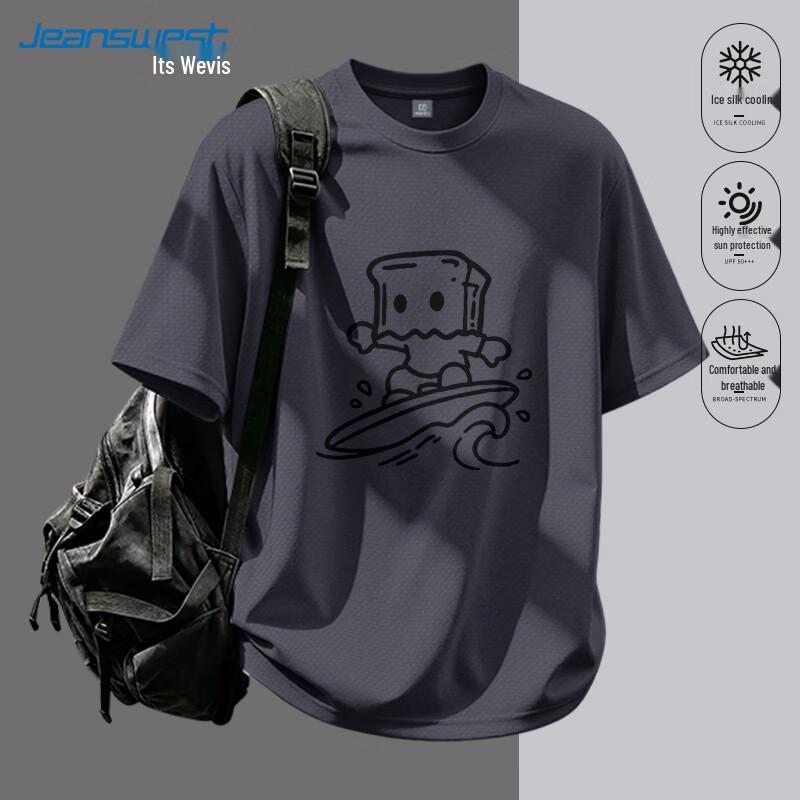 Jeanswest Men s Ice Silk Surfman Print T-Shirt XL