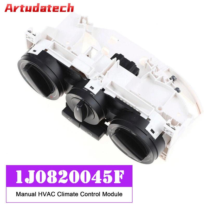Artudatech Manual HVAC Climate Control Module 1J0820045F 599-152 for VW Golf Jetta Beetle Car Accessories