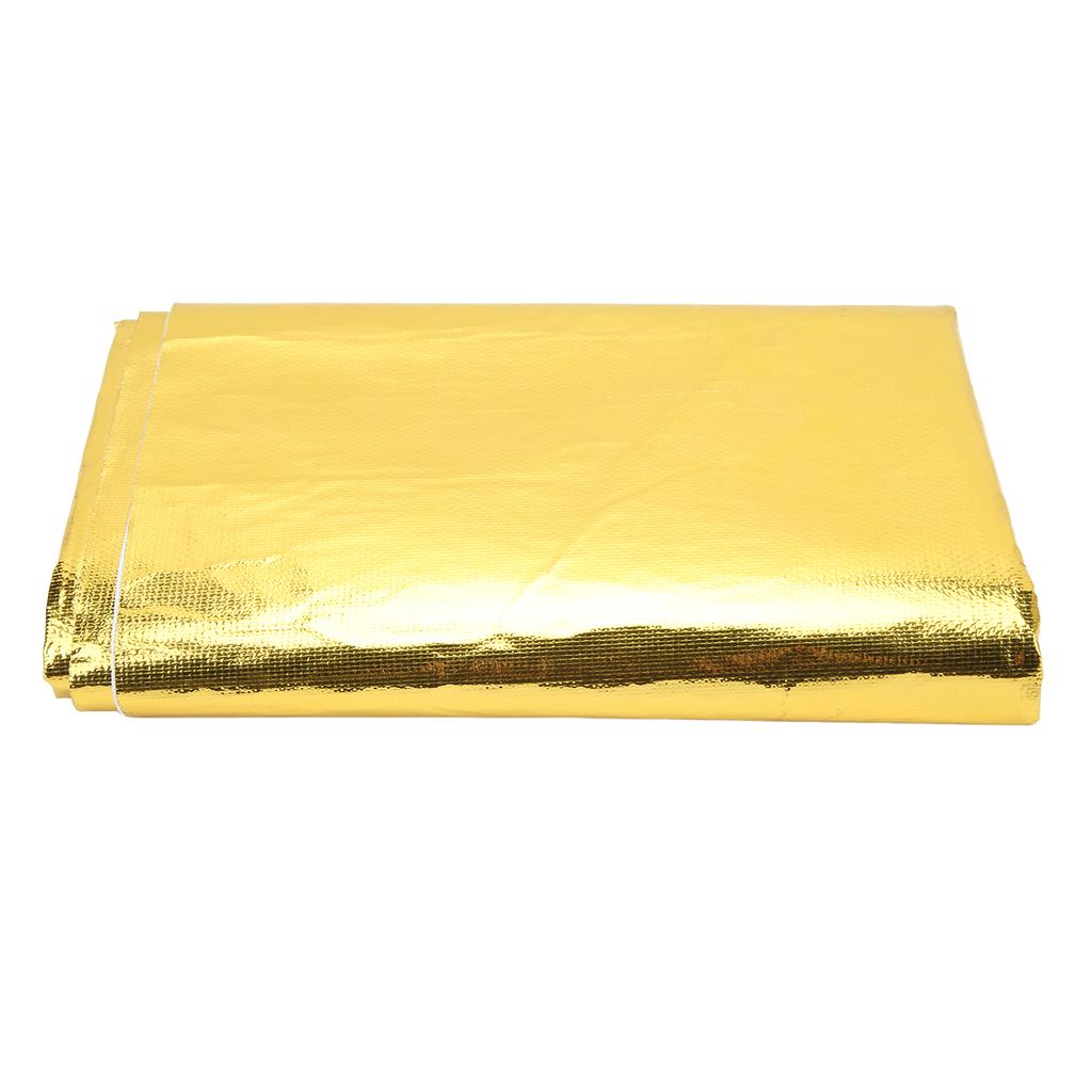 Self Adhesive Reflective Gold High Temperature Heat Shield Wrap Tape Thermal Insulation for
