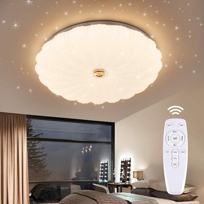 LED Deckenleuchte, Sternenhimmel-Effekt, 30W, Dimmbar, Farbe einstellbar, Geeignet für Räume 4-6 Tatami-Matten, Nachtlicht, Deckenleuchte, Innenbereich