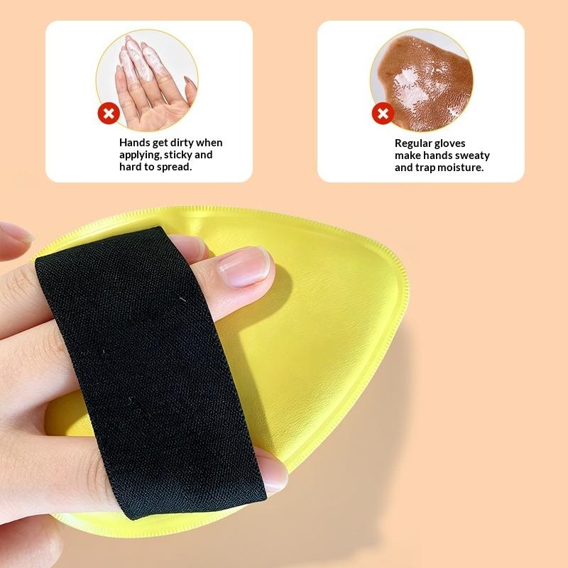 Extra Large Lotion Sunscreen Ointment Applicator Soft Leather Surface Puff Body Cleaner Shower Brush Sunscreen Applicator