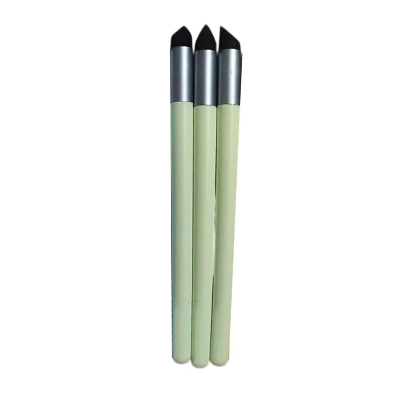 3Pcs Reusable Sponge Pens BPA Free Washable Brushes for Pastel Oil Painting Sketching Kids Use